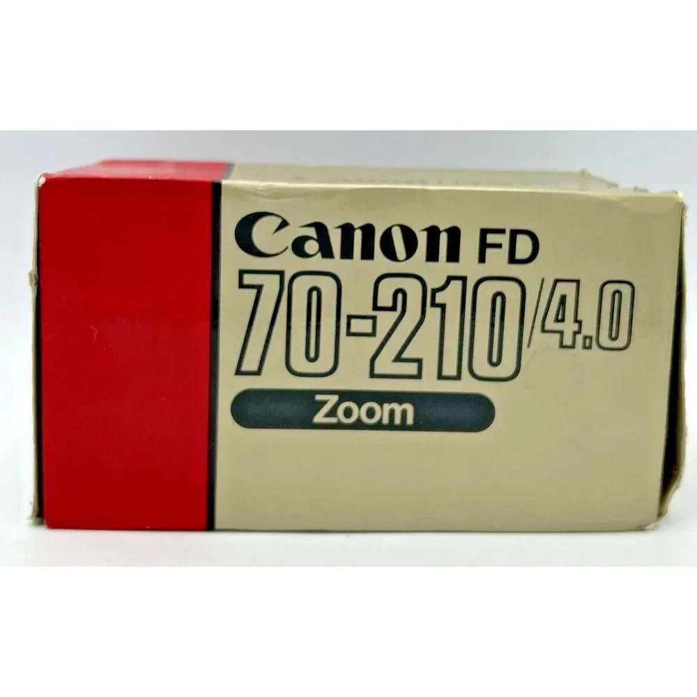 Canon 70-210mm f/4.0‎ Manual Focus FD-Mount Zoom Lens Original Box